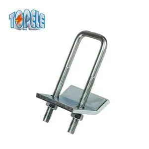 Квадратна U-болтова скоба за опорен канал