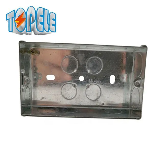 Две банда стоманена електрическа кутия